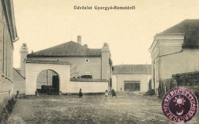 Piac a Sáska féle házzal, 1915