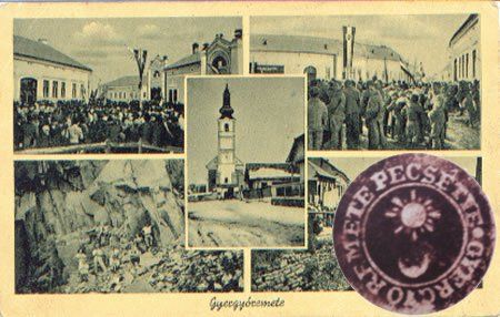 Gyergyóremetei képeslap 1942